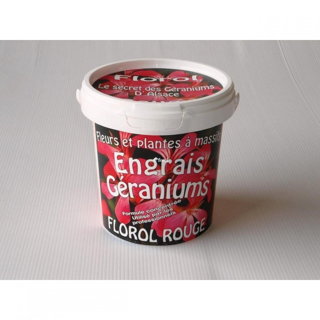 [FLO-GER-1KG] Engrais géraniums Florol rouge — 1 kg