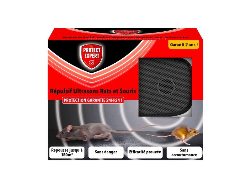 [ULT-RAT-150] Ultrason protection rats et souris 150 m²