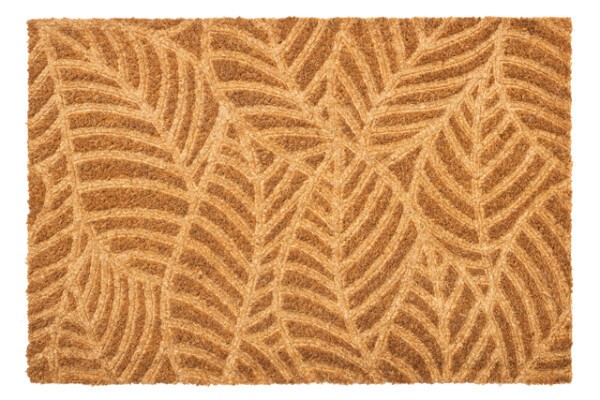 [TAP-COC-4060] Tapis paillasson feuilles coco 40×60 cm